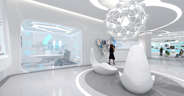 細胞數(shù)字展廳設(shè)計